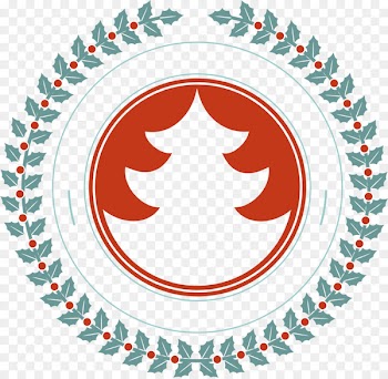 University of Maine Student Higher education College Academic degree - Red Christmas tree Badge 