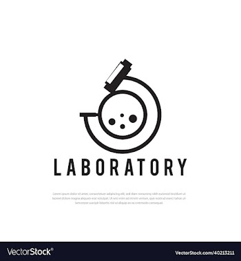 university science laboratory microscope template