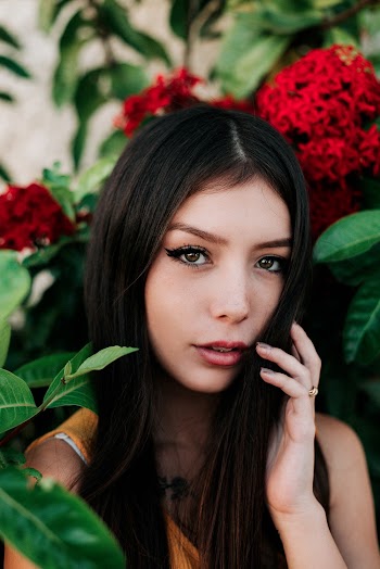 Unknown Celebrity Taking Selfie Outdoors