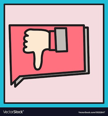 Unlike icon flat web pointer in eps 10 for vector image