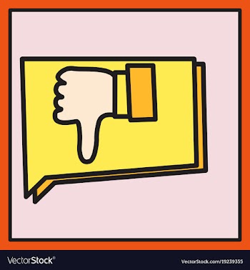 Unlike icon flat web pointer in eps 10 for vector image