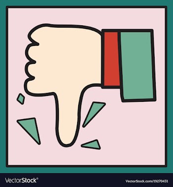 Unlike icon flat web pointer in eps 10 for vector image