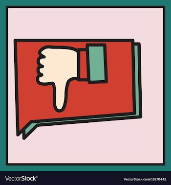 Unlike icon flat web pointer in eps 10 for vector image