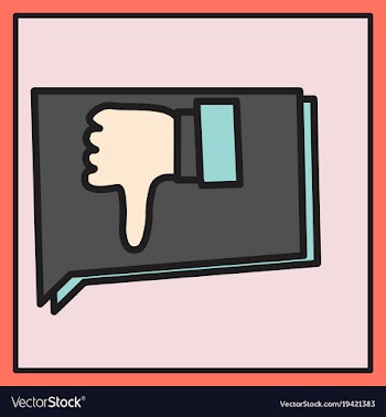 Unlike icon flat web pointer in eps 10 for vector image
