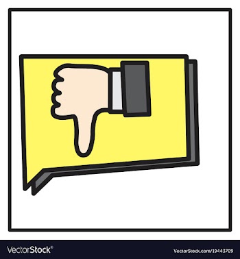 Unlike icon flat web pointer in eps 10 for vector image