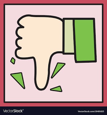 Unlike icon flat web pointer in eps 10 for vector image