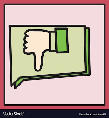 Unlike icon flat web pointer in eps 10 for vector image