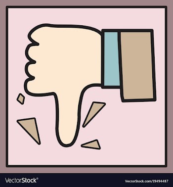 Unlike icon flat web pointer in eps 10 for vector image