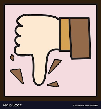Unlike icon flat web pointer in eps 10 for vector image