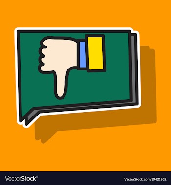 Unlike icon sticker web pointer in eps 10 for vector image