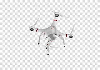 Unmanned aerial vehicle DJI , White Xinjiang UAV Wizard material transparent background PNG clipart