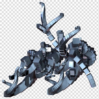 UNRESTRICTED Abstract D Bits, grey abstract illustration transparent background PNG clipart