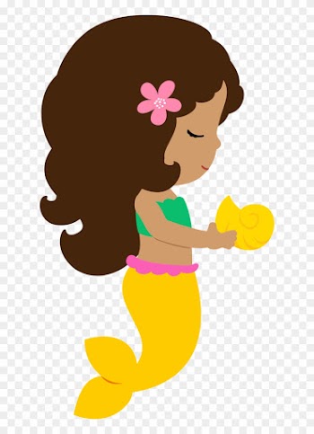 Unterwasser, Meerjungfrauen, Geburtstage, Applikationen, - Mermaid Clipart Png