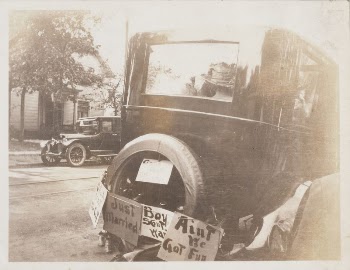 Untitled (Automobile with “Just Married” | Free Photo - rawpixel