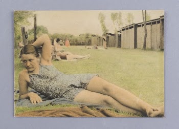 Untitled (Bathers Lounging on Lawn) | Free Photo - rawpixel