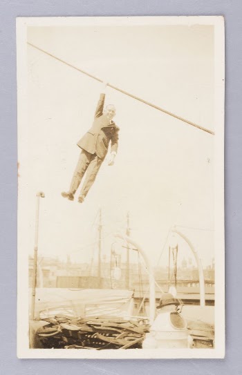 Untitled (Man Hanging From Rope | Free Photo - rawpixel