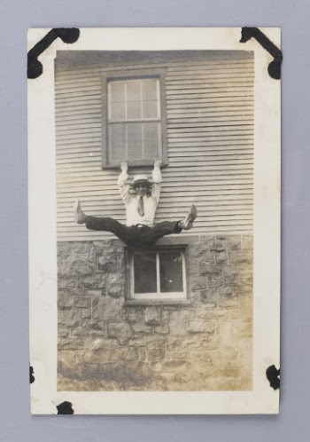 Untitled (Man Hanging Off Window | Free Photo - rawpixel