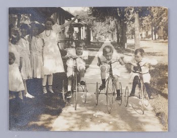 Untitled (Three Boys On Tricycles) | Free Photo - rawpixel