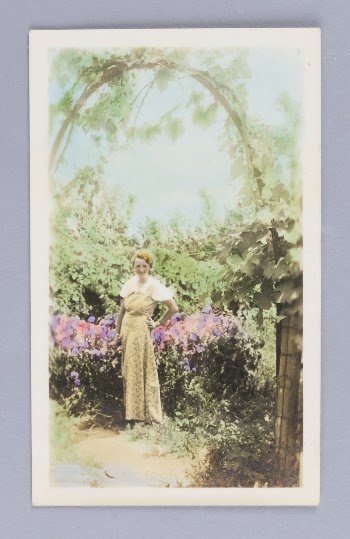 Untitled (Woman in Garden) | Free Photo - rawpixel