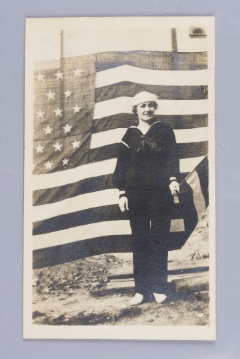 Untitled (Woman in Sailor Uniform | Free Photo - rawpixel