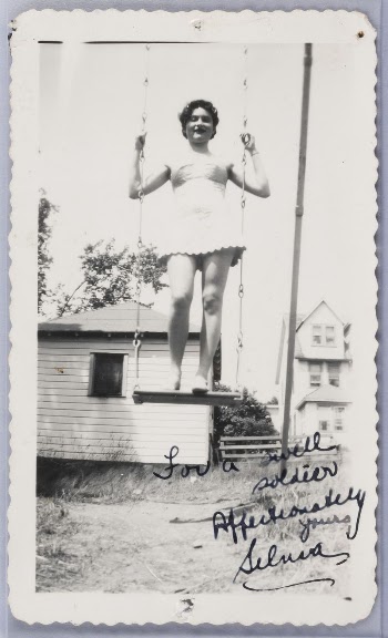 Untitled (Woman Standing on a Swing) | Free Photo - rawpixel