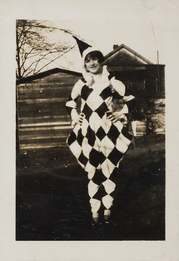 Untitled (Woman Wearing Harlequin Costume) | Free Photo - rawpixel