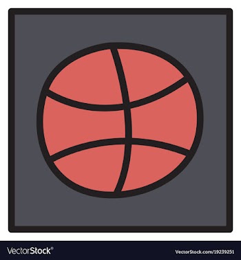 Unusual look dribbble social media icon social vector image