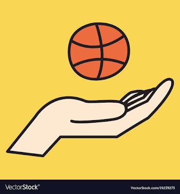 Unusual look dribbble social media icon social vector image