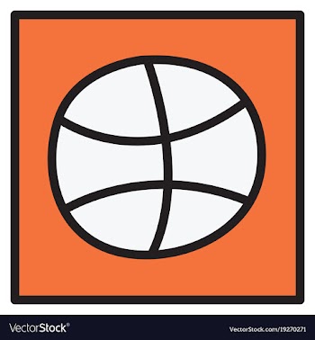 Unusual look dribbble social media icon social vector image
