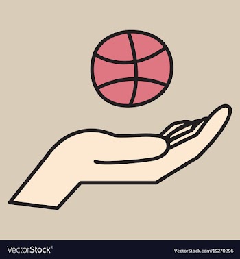 Unusual look dribbble social media icon social vector image