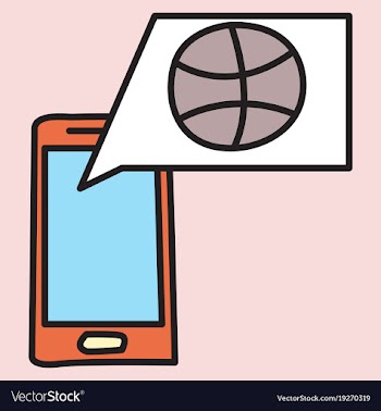 Unusual look dribbble social media icon social vector image
