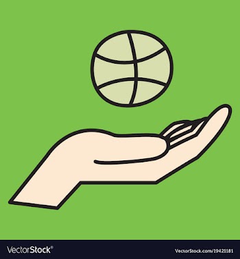 Unusual look dribbble social media icon social vector image