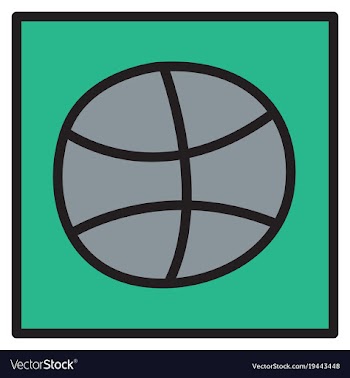 Unusual look dribbble social media icon social vector image