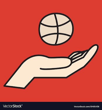 Unusual look dribbble social media icon social vector image
