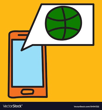 Unusual look dribbble social media icon social vector image