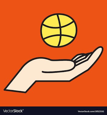 Unusual look dribbble social media icon social vector image