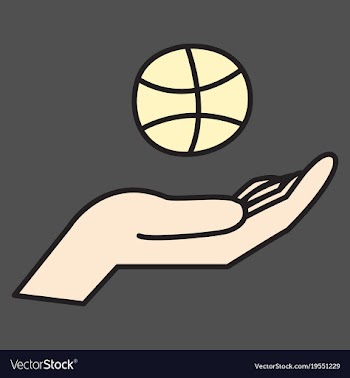 Unusual look dribbble social media icon social vector image