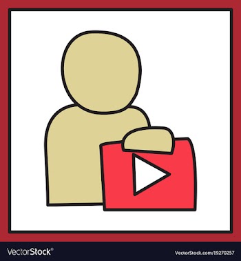 Unusual look play logo icon buttonyoutube flat vector image