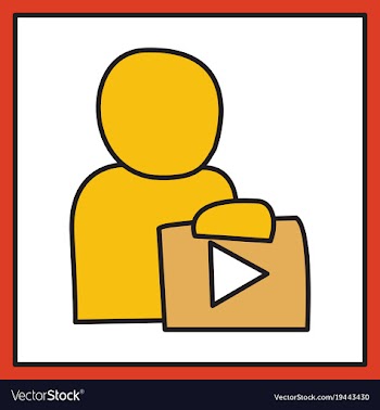 Unusual look play logo icon buttonyoutube flat vector image