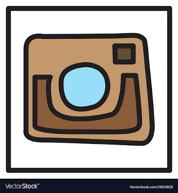 Unusual look web icon of modern lineart camera vector image