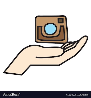 Unusual look web icon of modern lineart camera vector image