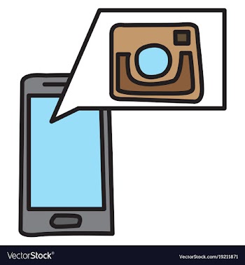 Unusual look web icon of modern lineart camera vector image