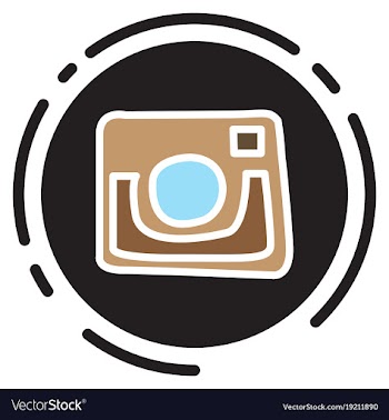 Unusual look web icon of modern lineart camera vector image