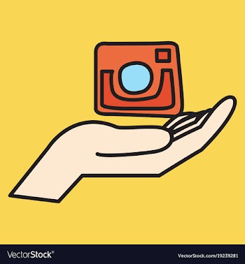 Unusual look web icon of modern lineart camera vector image