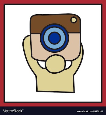 Unusual look web icon of modern lineart camera vector image