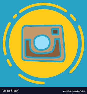 Unusual look web icon of modern lineart camera vector image