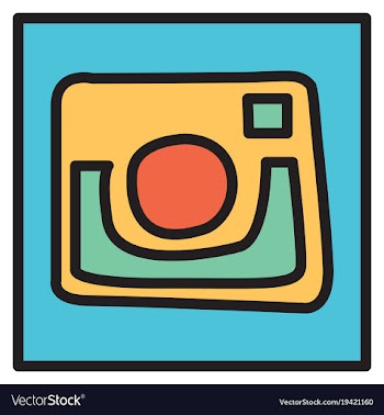Unusual look web icon of modern lineart camera vector image