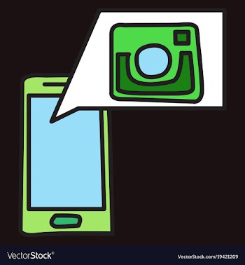 Unusual look web icon of modern lineart camera vector image