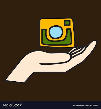 Unusual look web icon of modern lineart camera vector image