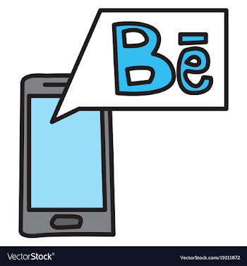 Unusual look web icon of modern social network vector image